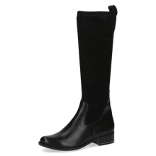 Load image into Gallery viewer, Caprice 255144101 - Black Leather Stretch Boot
