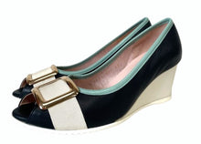 Load image into Gallery viewer, Le babe 3091BLU- Wedge Shoe
