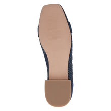 Load image into Gallery viewer, Caprice Navy Suede and Fabric Loafer|924201880
