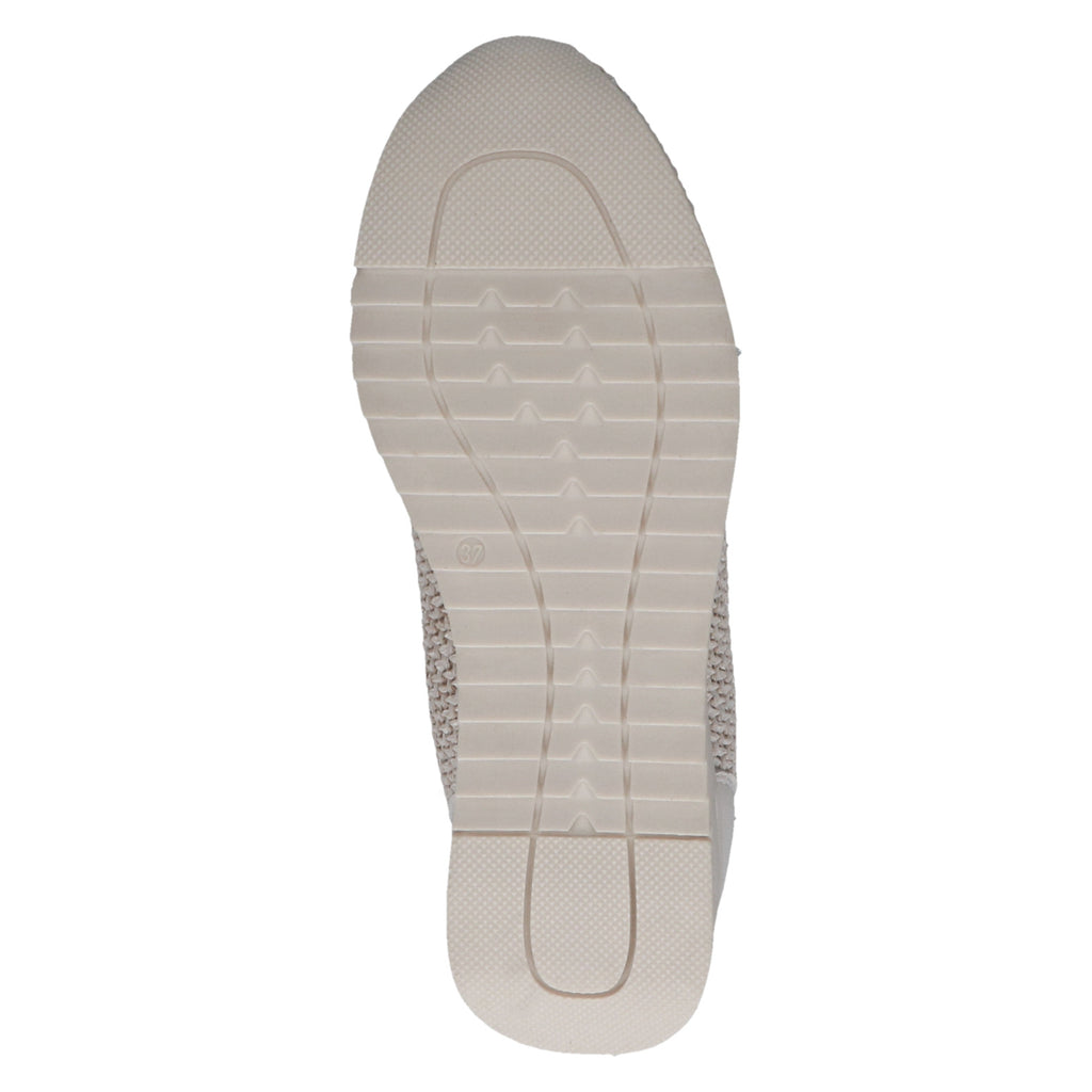 Caprice Beige Mini Wedge Loafer|924505199