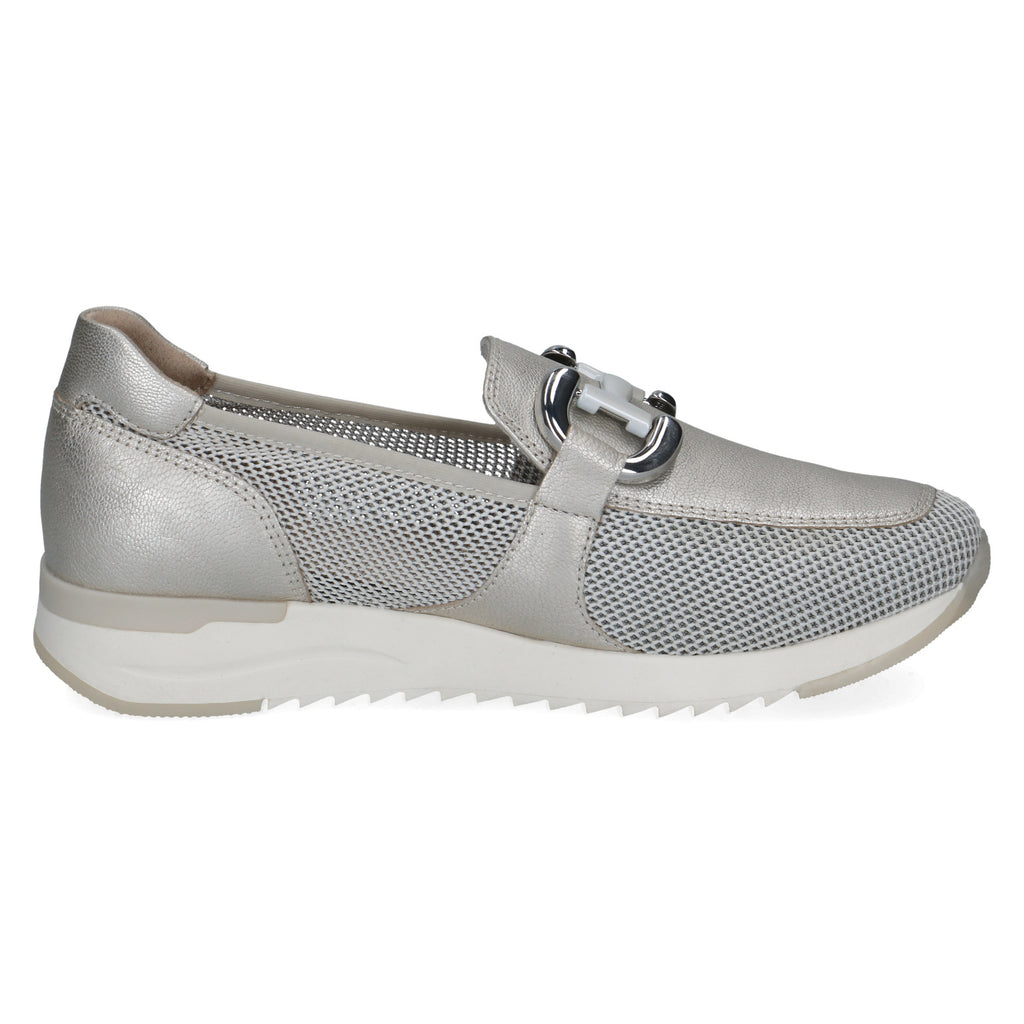 Caprice Silver Comfort Loafer|924536960