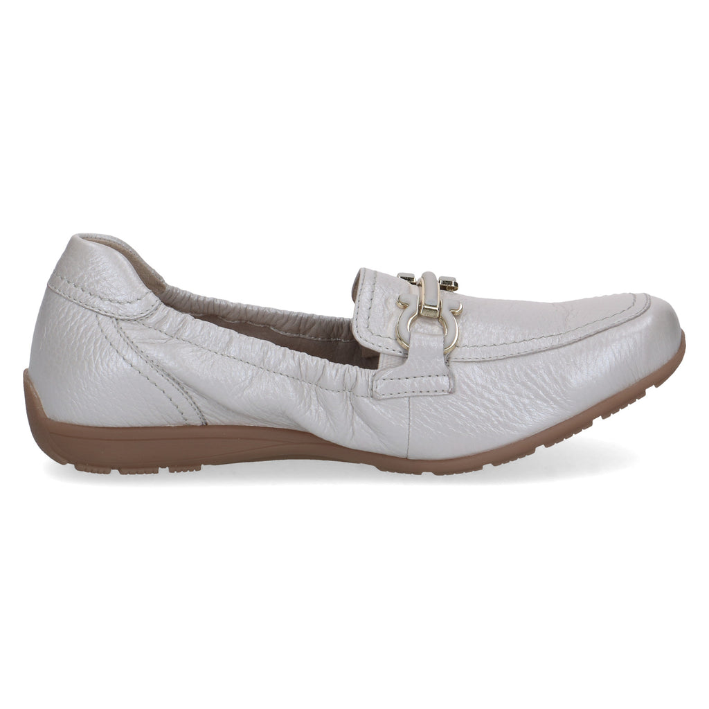 Caprice Pearl White Comfort  Loafer|924654131