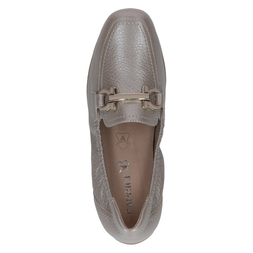 Caprice Metallic Stone Soft Leather Loafer|924654219