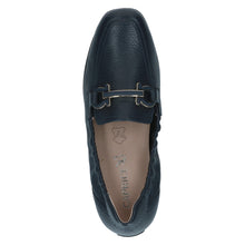 Load image into Gallery viewer, Caprice Navy Leather Loafer|924654877
