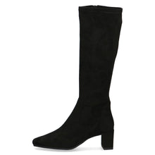 Load image into Gallery viewer, Caprice Wide Fit Black Stretch Knee High Boot|925547044

