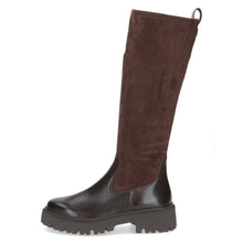 Load image into Gallery viewer, Caprice Wide Fit Dark Brown Knee High Boot|926509329
