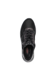 Load image into Gallery viewer, Rolling Soft Black Mix Leather Trainer010601001 |Trainer
