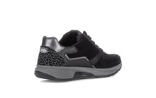 Load image into Gallery viewer, Rolling Soft Black Mix Leather Trainer010601001 |Trainer
