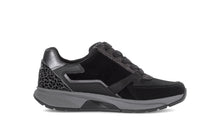 Load image into Gallery viewer, Rolling Soft Black Mix Leather Trainer010601001 |Trainer
