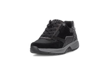 Load image into Gallery viewer, Rolling Soft Black Mix Leather Trainer010601001 |Trainer
