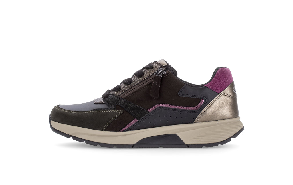 Rolling Soft Black And Purple Trainer| 010601005