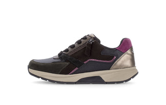 Rolling Soft Black And Purple Trainer| 010601005