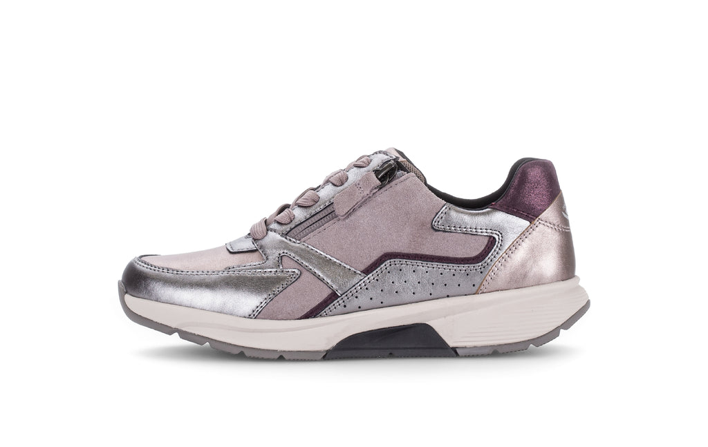 Rolling Soft Lilac and Silver Rolling Soft Trainer|010601006