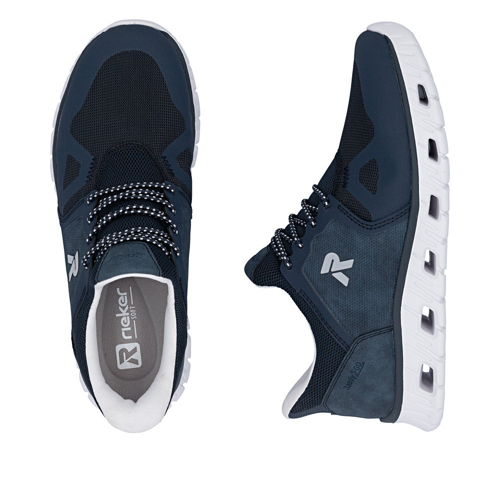 Rieker Navy Comfort Generous Fit Trainer|04355140