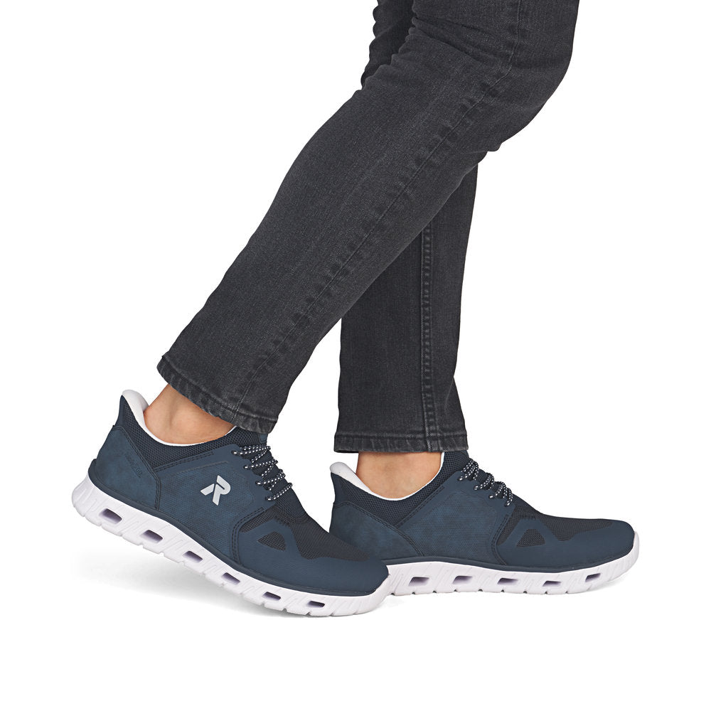 Rieker Navy Comfort Generous Fit Trainer|04355140