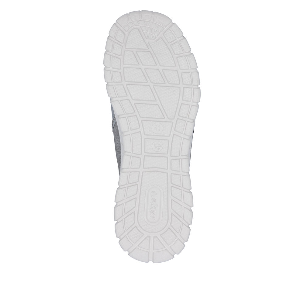 Rieker Grey Comfort Generous Fit Trainer|0435540