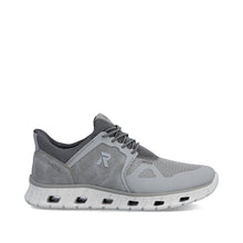 Load image into Gallery viewer, Rieker Grey Comfort Generous Fit Trainer|0435540

