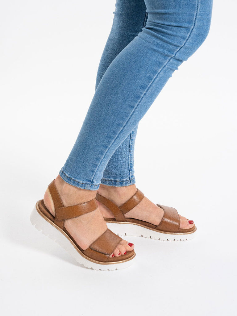 Ara Brown Leather Sandal |123351809M