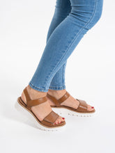 Load image into Gallery viewer, Ara Brown Leather Sandal |123351809M
