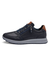 Load image into Gallery viewer, Ara Navy Wide Fit Comfort Trainer|112450112M
