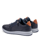 Load image into Gallery viewer, Ara Navy Wide Fit Comfort Trainer|112450112M
