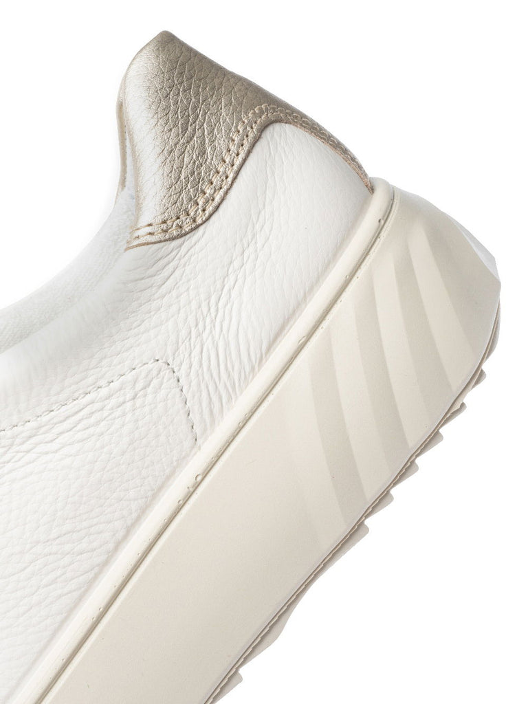 Ara Wide Fit Beige Platform Trainer|124652317B