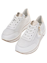 Load image into Gallery viewer, Ara White Wide Fit Trainer|122755004W
