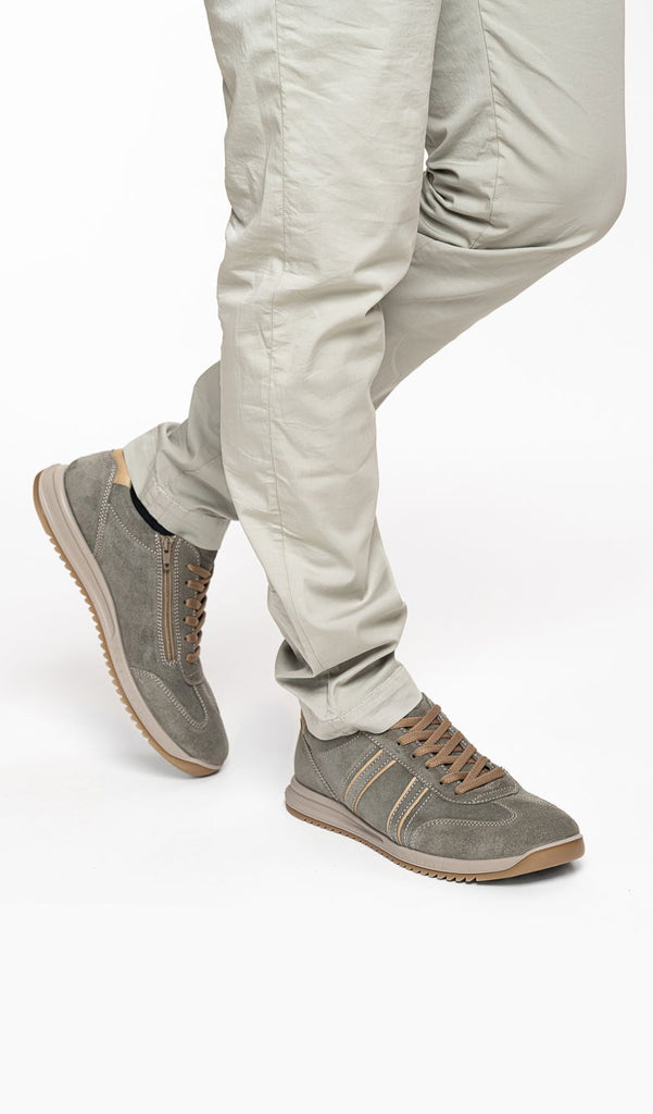 Ara Olive Green Comfort Trainer| 112050215