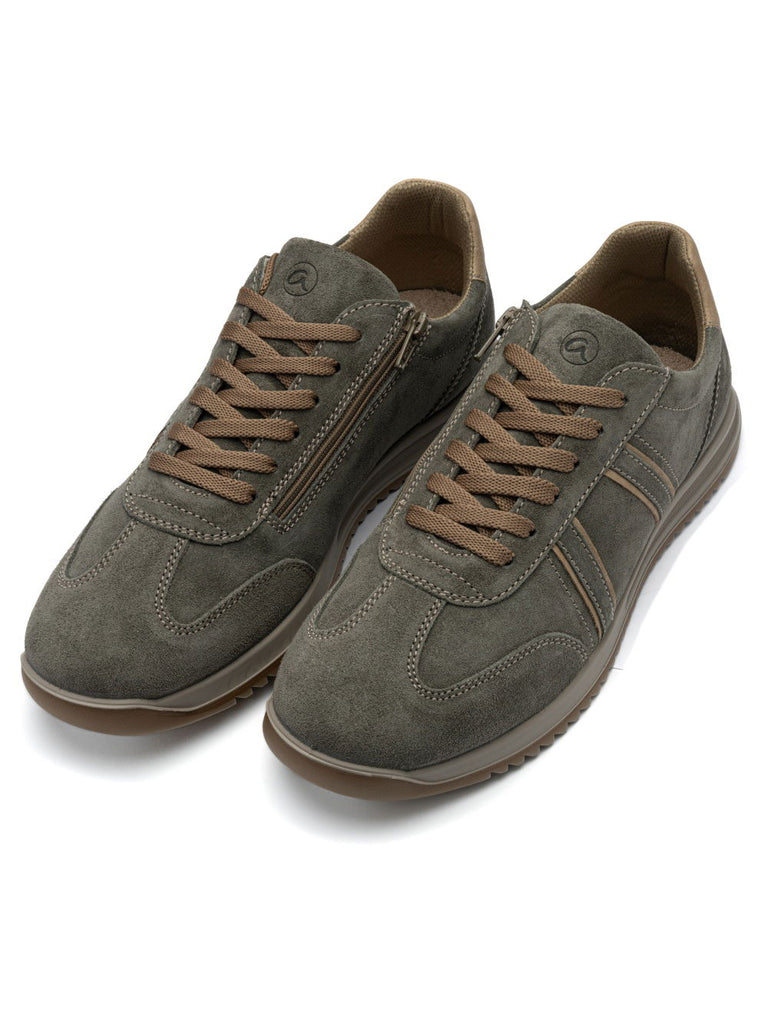 Ara Olive Green Comfort Trainer| 112050215