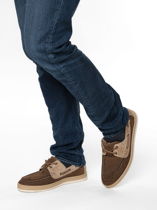 Ara Mocha Comfort Boat Shoe|112090114