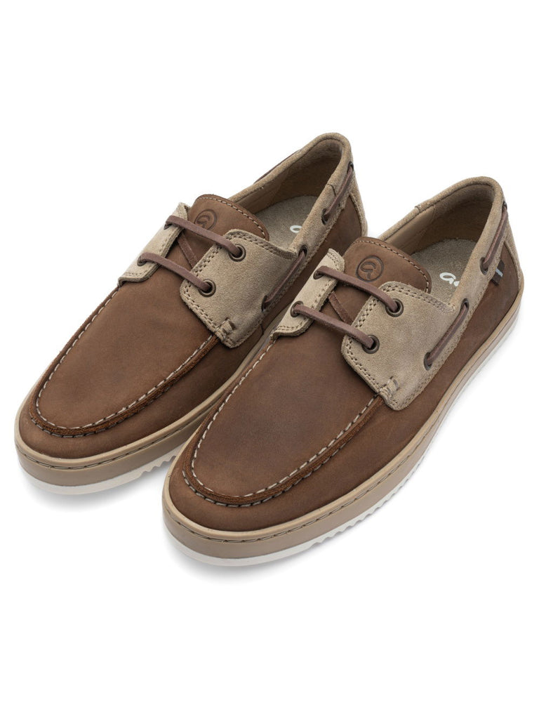 Ara Mocha Comfort Boat Shoe|112090114