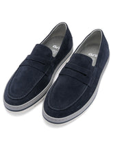 Load image into Gallery viewer, Ara Navy Comfort Slip On|112090222
