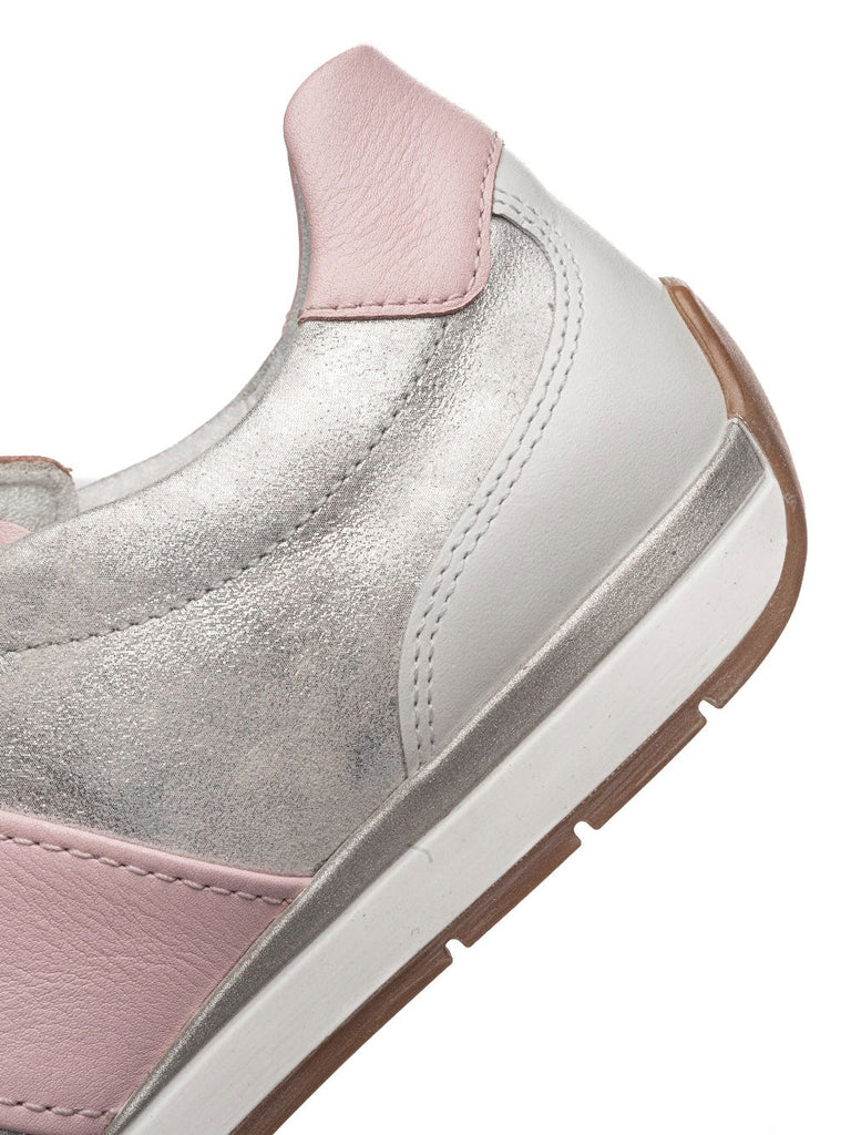 Ara Silver and Dusty Pink Trainer|125090404