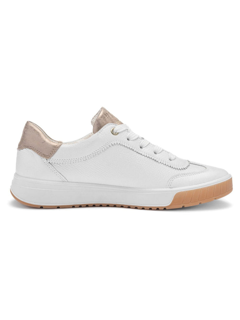 Ara White and Gold Trainer|125002804