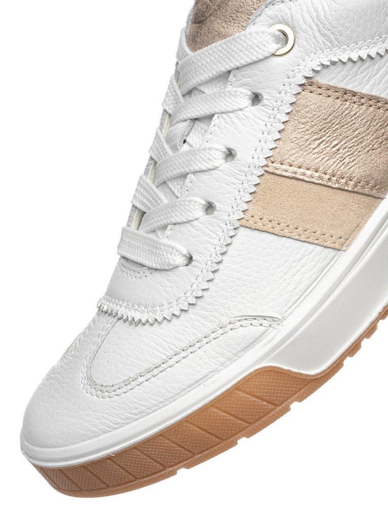Ara White and Gold Trainer|125002804