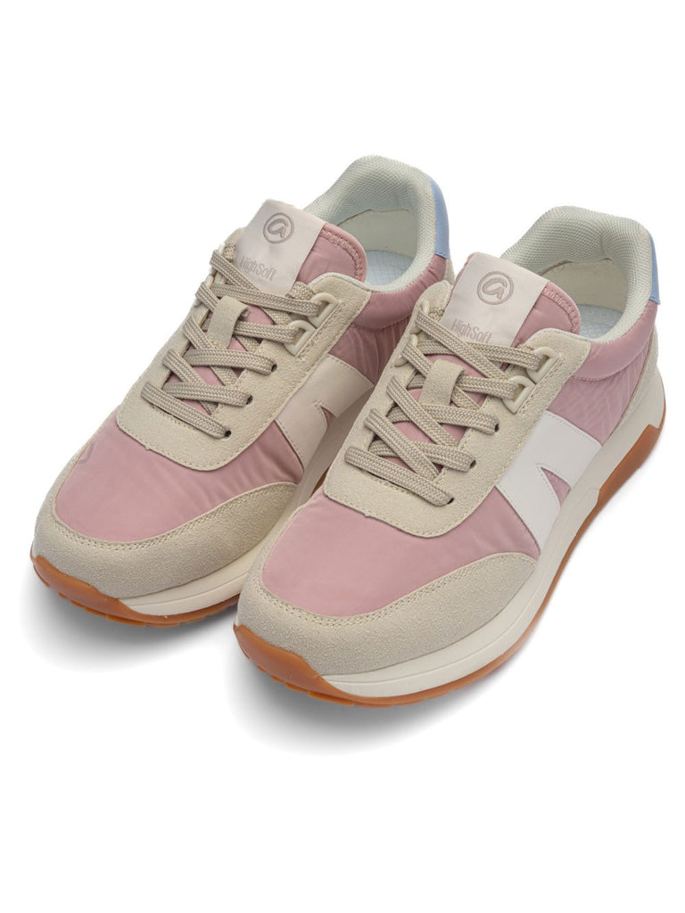 Ara Pink Wide Fit Comfort Trainer|122970215
