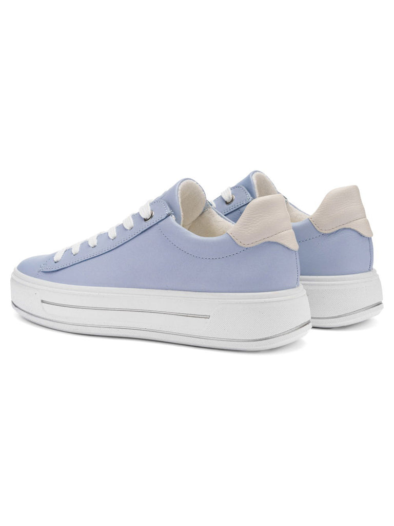 Ara Baby Blue Wide Fit Platform Trainer|122300382