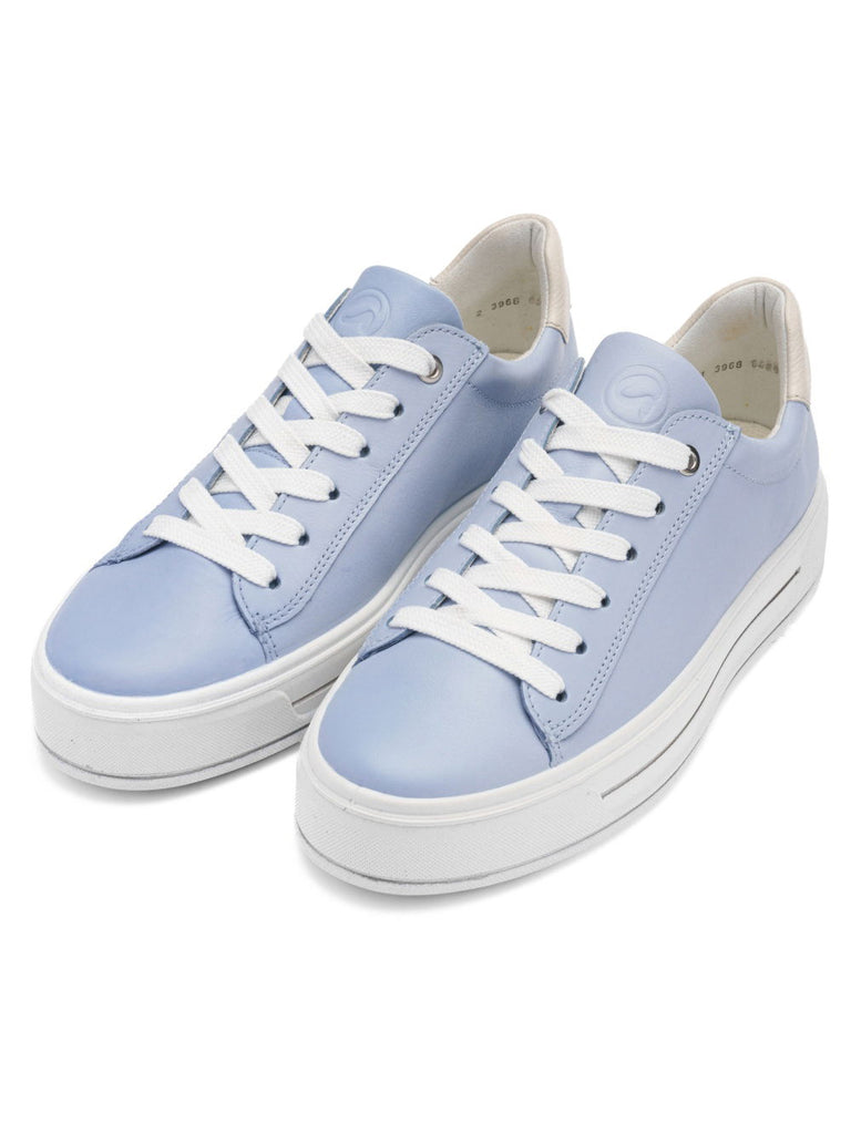 Ara Baby Blue Wide Fit Platform Trainer|122300382