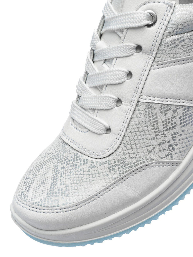 Ara Snake Print Wide Fit Trainer|122553204