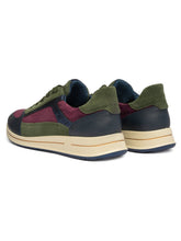 Load image into Gallery viewer, Ara Wide Fit Green &amp; Burgundy Trainer|122482622
