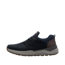 Load image into Gallery viewer, Rieker Navy Wide Fit Elasticated Trainer| 0605014
