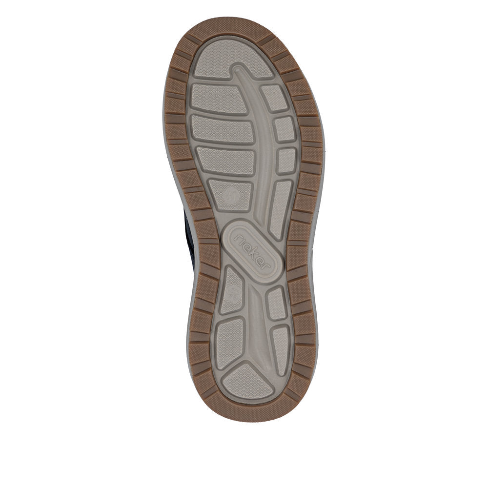 Rieker Extra Wide Navy Laced Shoe|0605014N