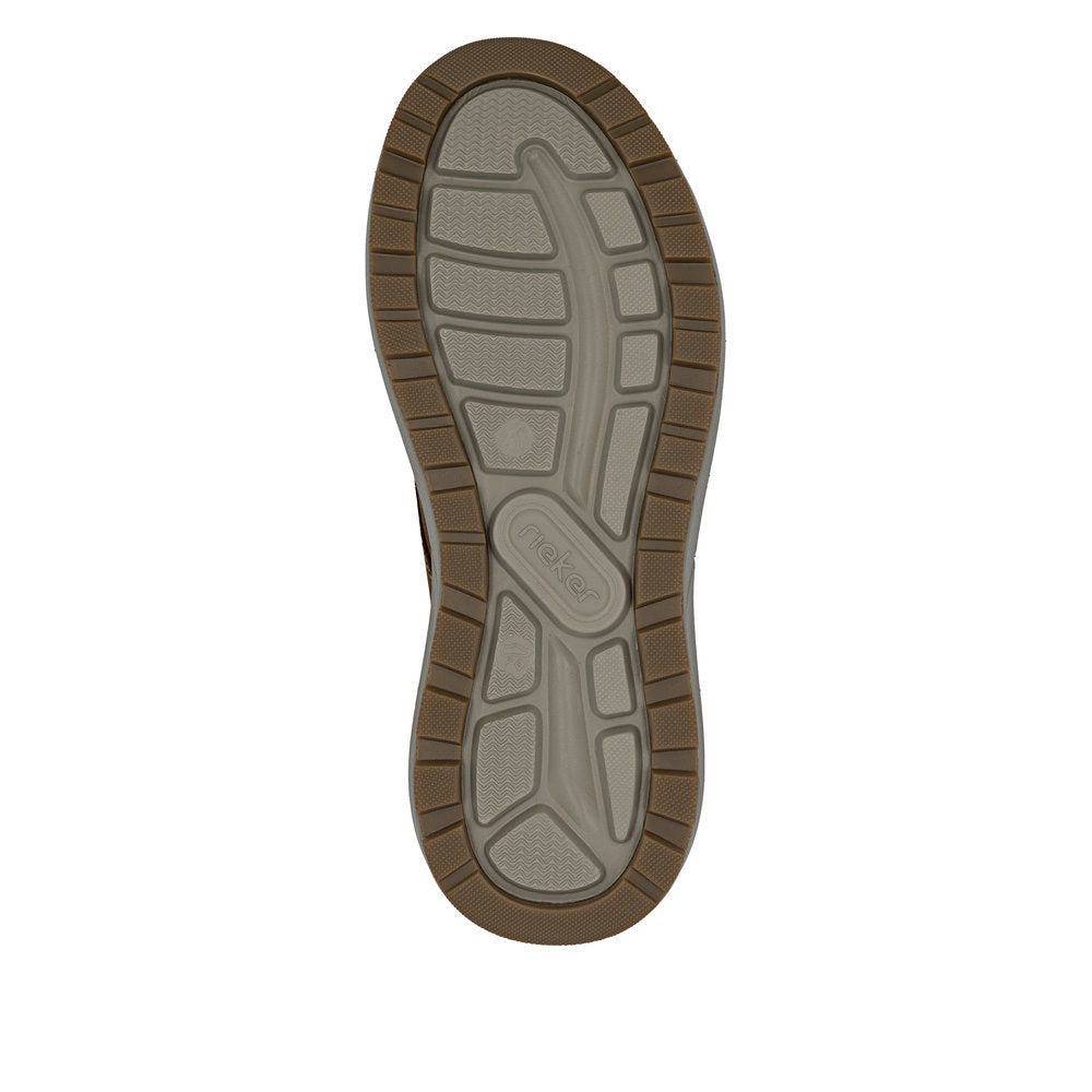 Rieker Extra Wide Brown Laced Shoe|0605022B