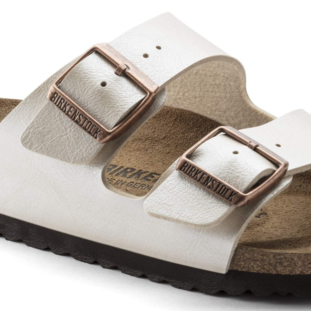 Birkenstock Arizona Birko Flor Pearl White|1009921S26