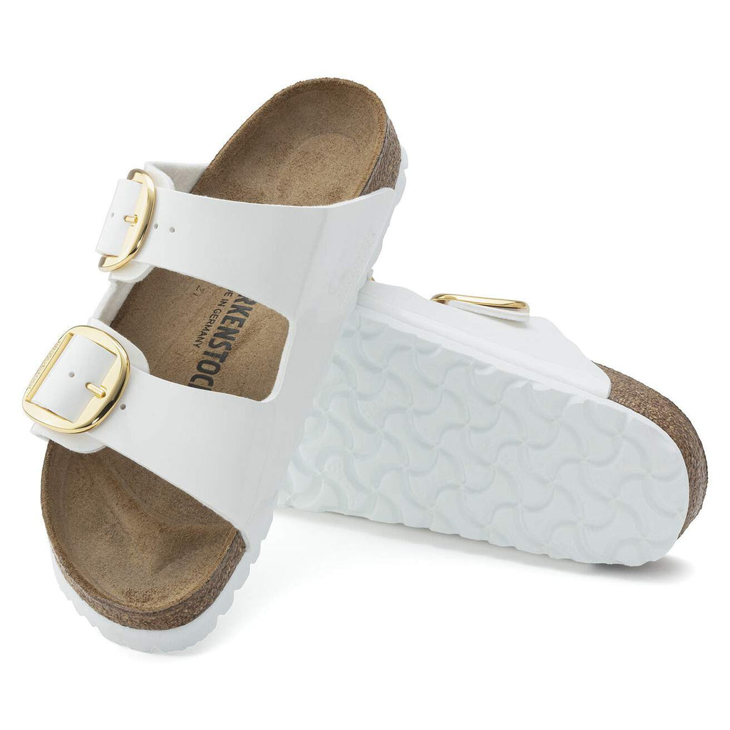 Birkenstock Arizona Big Buckle Birko-Flor Patent White|1019818