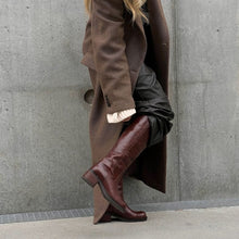 Load image into Gallery viewer, Copenhagen Brown Leather Tall Boot|CS8746
