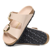 Load image into Gallery viewer, Birkenstock Arizona Big Buckle Natural Leather Patent New Beige|1026553P
