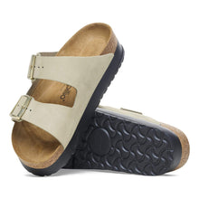 Load image into Gallery viewer, Birkenstock Arizona Flex Platform Nubuck Leather Eucalyptus|1026971E
