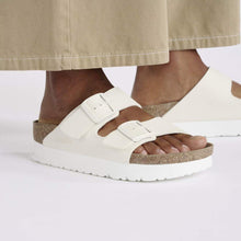 Load image into Gallery viewer, Birkenstock Arizona Flex Platform Birko-Flor Eggshell|1029127

