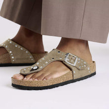 Load image into Gallery viewer, Birkenstock Gizeh Rivet  Suede Leather |1029388
